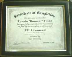 Certificat EFI Advanced